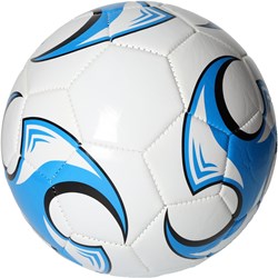 Pallone da calcio blu-bianco giocattolo per bambini gioco all'aperto