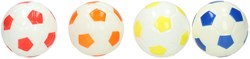 Pallone da calcio in schiuma morbida bianco arancione per bambini dai 3 anni