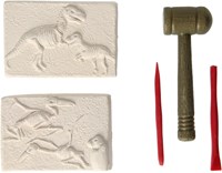 Set scavo dinosauro giocattolo fossile 2 pezzi scoperta-2