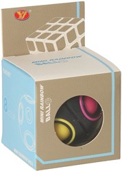 Palla puzzle nera giocattolo 3D palline colorate per bambini