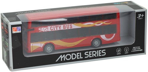 Citybus autobus giocattolo frizione con luci e suoni multicolore-3