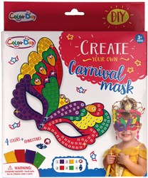 Decorare maschera mosaico set creativo carnevale glitter bambini