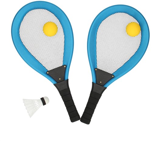 Set tennis e badminton morbido giocattolo per bambini multicolore-3