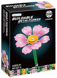 Lobbes set di costruzione in metallo fiore rosa - giocattolo creativo