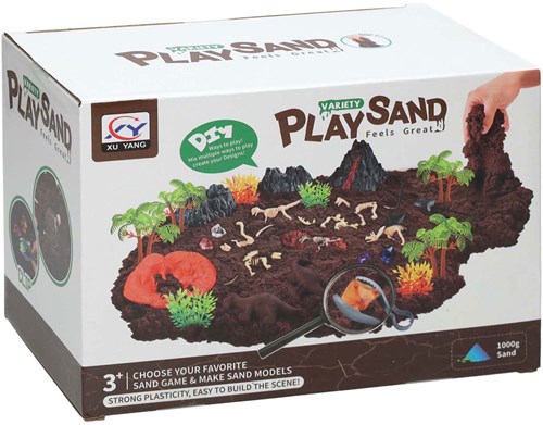 Albatros Hengelsport sabbia modellabile mondo dinosauri tappetino set dinosauri