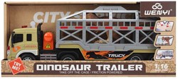 Albatros Hengelsport camion giocattolo con dinosauro, luci e suoni