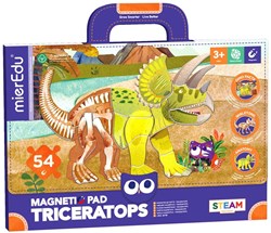Mieredu giocattolo magnetico dinosauro - lavagna magnetica educativa