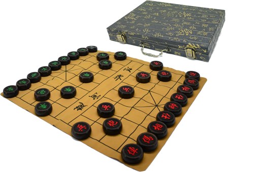 HOT Games Scacchi cinesi Xiang-Qi set pezzi in legno 32mm