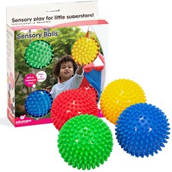 Edushape Set di palline sensoriali per neonati da 4 - 10cm