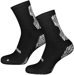 Precision calze grip sport adulti nero-bianco taglia 6-8