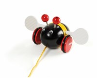 Brio ape in legno da trainare - giocattolo colorato per bambini piccoli