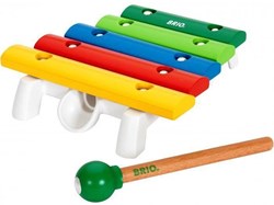 Brio Xilofono strumento musicale in legno per bambini - giocattolo colorato