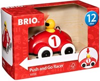 Brio auto da corsa Push & Go - macchinina in legno rossa - 30226-3