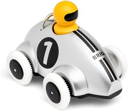 Brio auto da corsa Push & Go argento Special Edition giocattolo