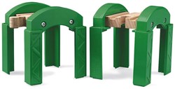 Brio Pilastri verdi per ponte ferroviario - accessorio per trenino - 33253