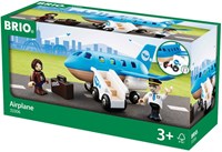 Brio Set d'imbarco aereo giocattolo con passeggeri e scaletta-2