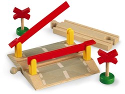 Brio passaggio a livello accessorio trenino in legno - 33388