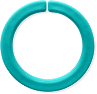 ARK Therapeutic bracciale da masticare giocattolo sensoriale Small Teal XT Medium Gladde kauwarmband om te draaien om de pols, alternatief voor kauwen op mouwen, voor kinderen en volwassenen.