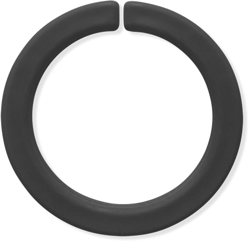 ARK Therapeutic bracciale sensoriale da masticare nero XT medio piccolo Gladde kauwarmband om te draaien om de pols, alternatief voor kauwen op mouwen, voor kinderen en volwassenen.