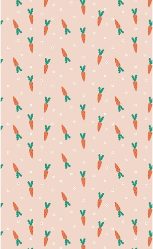 Duni tovaglia Carrot Charm 138x220cm - tovaglia festosa