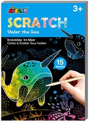 AVENIR Scratch Art Book Mini A6 - Nel profondo del mare