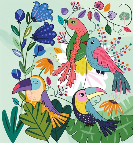 AVENIR Water Painting - Fantasy Garden-2