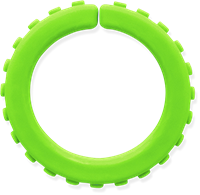 ARK Therapeutic bracciale da masticare giocattolo sensoriale verde lime medio Getextureerde kauwarmband om te draaien om de pols, alternatief voor kauwen op mouwen, voor kinderen en volwassenen.