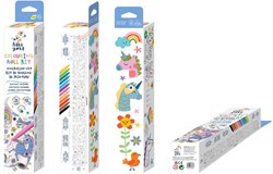 Haku Yoka rotolo da colorare giocattolo - Set unicorno con pastelli a cera