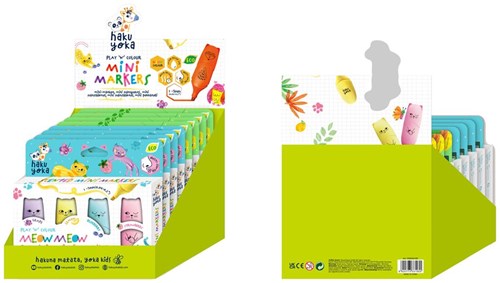 Haku Yoka mini pennarelli multicolore - set creativo di marker per bambini