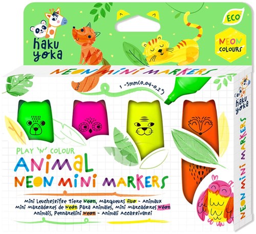 Haku Yoka mini pennarelli multicolore - set creativo di marker per bambini-2