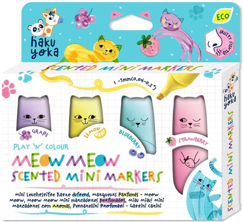 Haku Yoka mini pennarelli multicolore - set creativo di marker per bambini-3