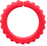 ARK Therapeutic bracciale da masticare giocattolo sensoriale rosso per bambini Getextureerde kauwarmband om te draaien om de pols, alternatief voor kauwen op mouwen, voor kinderen en volwassenen.