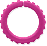 ARK Therapeutic braccialetto da masticare giocattolo sensoriale magenta piccolo standard Getextureerde kauwarmband om te draaien om de pols, alternatief voor kauwen op mouwen, voor kinderen en volwassenen.