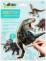 Avenir giocattolo museo adesivi scratch dinosauro creativi-2