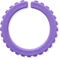 ARK Therapeutic bracciale da masticare giocattolo sensoriale lavanda XXT grande Getextureerde kauwarmband om te draaien om de pols, alternatief voor kauwen op mouwen, voor kinderen en volwassenen.