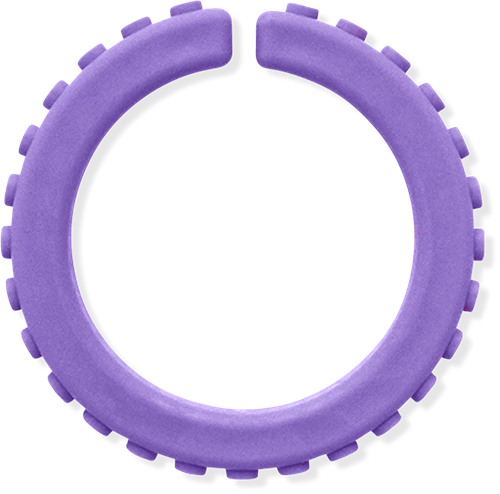 ARK Therapeutic bracciale da masticare giocattolo sensoriale lavanda XXT grande Getextureerde kauwarmband om te draaien om de pols, alternatief voor kauwen op mouwen, voor kinderen en volwassenen.