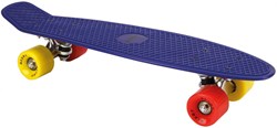Alert skateboard blu 55 cm - skateboard in plastica per bambini