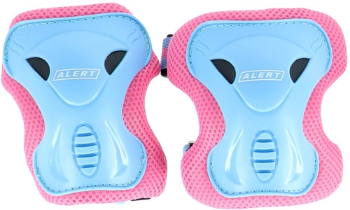 Alert set protezioni bambini 3 pezzi rosa taglia M pattinaggio skateboard-3
