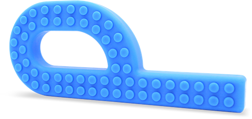 ARK Therapeutic gioco da mordere sensoriale Grabber Brick Chewy P blu XXT resistente Combinatie van de Grabber-vorm en de sensorische noppen van de Brick Stick, voor stevige kauwers.