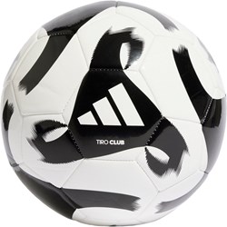 Pallone da calcio Adidas Tiro Club misura 5 bianco nero allenamento