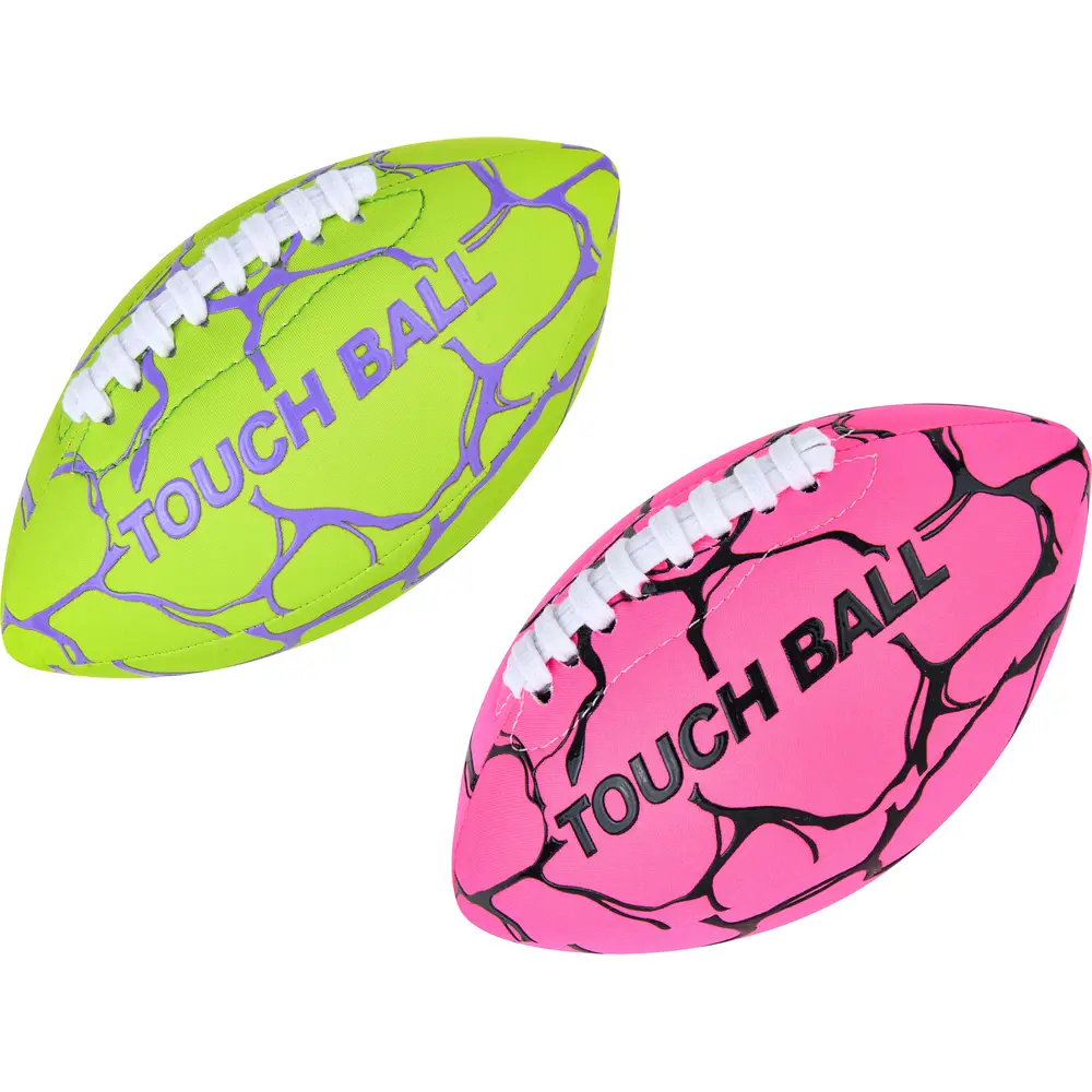 New Sports palla football americano neoprene verde rosa giocattolo