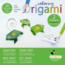 Disegni da colorare FRIDOLIN Origami - Rana