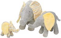 Happy Horse peluche elefante Emmett 15 cm grigio-giallo per neonati-3