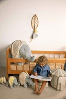 Happy Horse peluche elefante Emmett 15 cm grigio-giallo per neonati-2