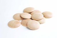 TickiT dischi di legno giocattolo - set da 10 gioco aperto