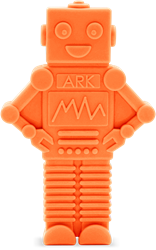 ARK Therapeutic giocattolo da masticare robot MEGA RoboChew arancione XXT Extra grote, robotvormige kauwtool met meer volume voor stevige kauwers.