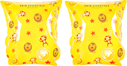 Swim Essentials Yellow Circus - Inflatable Swimming Armbands 2-6 years (15-30 kg)