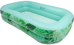 Swim Essentials piscina gonfiabile per bambini - Tropical Green 211x132x46cm