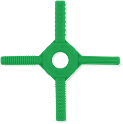ARK Therapeutic giocattolo da mordere sensoriale fidget per bambini e adulti Handkauwtool met 4 texturen die ook dienst doet als fidget voor focus en concentratie.