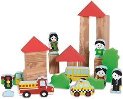 Edushape Blocchi di schiuma Il mio mondo morbido - Città